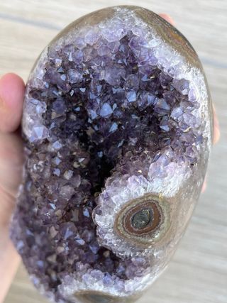 Drusa Amatista con Estalactita