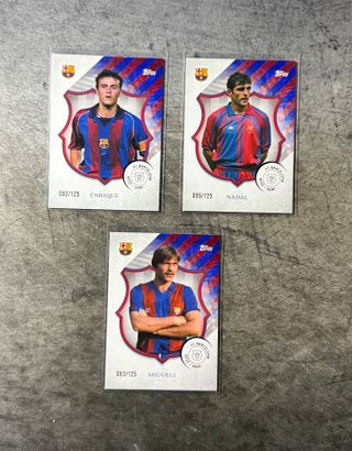 /125 Lote Cartas Topps Fc Barcelona 125 Aniversar