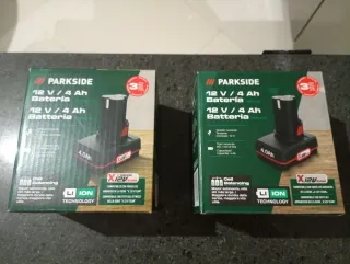 2X Batteria Parkside 12V 4Ah