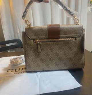 Borsa Guess Beige/Marrone