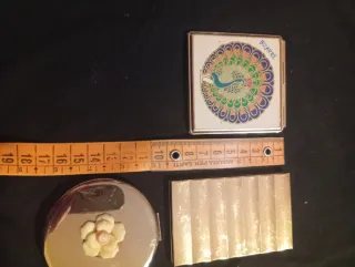 Set 3 specchietti da borsa vintage