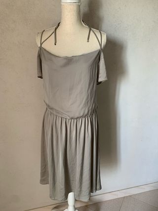 Abito Cop Copine beige/tortora elegante