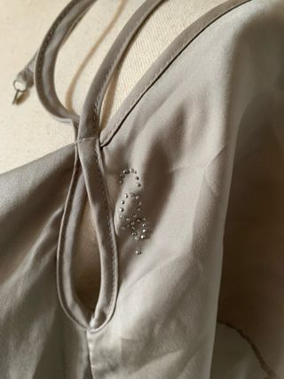 Abito Cop Copine beige/tortora elegante