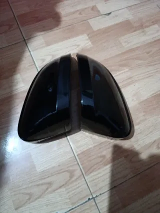 Carcasas Espejos Audi A4 Negro Brillante