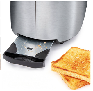 Tostadora Alpina Acero Inox 2 Ranuras 1000W "NUEVO