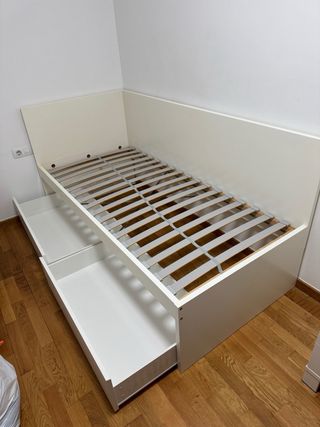 Cama 90x200 con 2 cajones