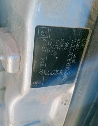 Paragolpes trasero opel vectra c berlina 248783