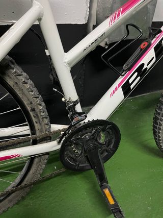 Bicicleta B Pro Blanca y Rosa