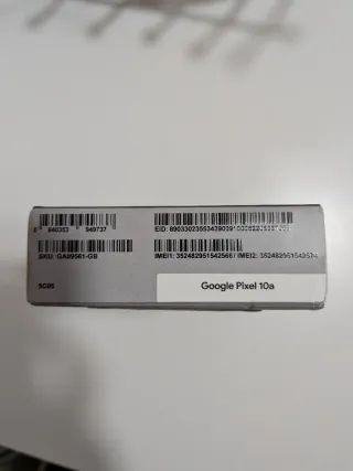 Google Pixel 10a 128GB Negro Nuevo a Estrenar