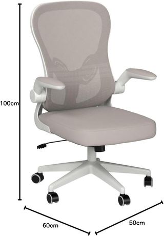 Silla de Oficina Ergonómica Hbada J3 Blanca