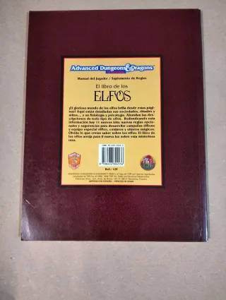 El libro de los Elfos - Manual del jugador A. D&D