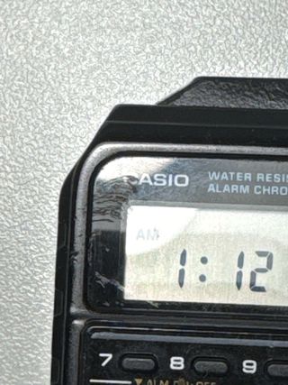Reloj Casio WR Calculadora Vintage