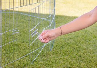 Parque para mascotas galvanizado 8 paneles