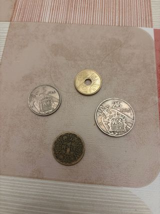 Lote monedas 1957 y 1944