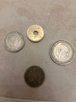 Lote monedas 1957 y 1944
