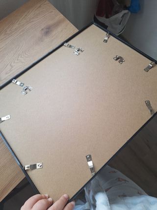 3 Marcos 40x50 Negro/Madera