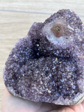 Drusa Amatista con Estalactita