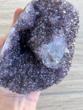 Drusa Amatista con Estalactita