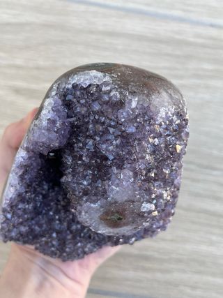 Drusa Amatista con Estalactita