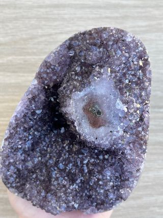 Drusa Amatista con Estalactita