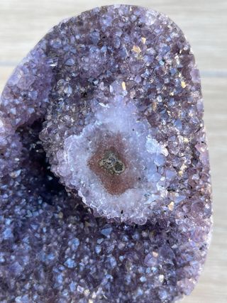 Drusa Amatista con Estalactita