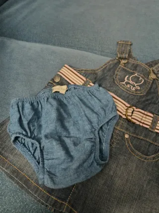 Vestido vaquero bebé