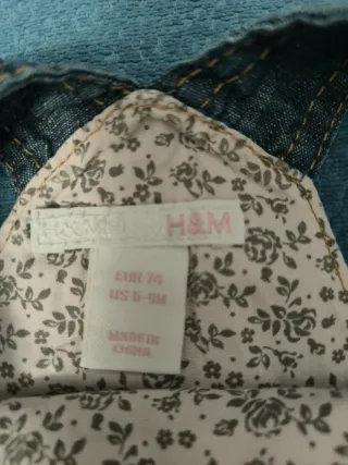 Vestido vaquero bebé