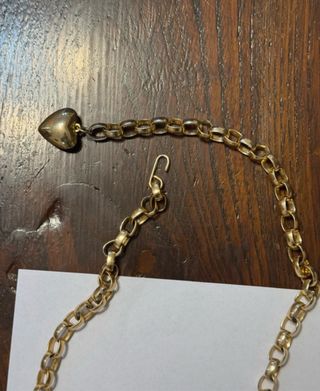 Collana Vintage Dorata con Perle