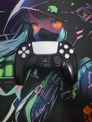 Mando PS5 Personalizado Negro