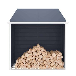 Caseta jardín resina con leñero Sylvana B 5m2