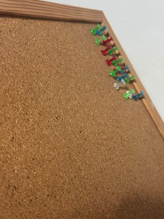 Tablero de corcho para fotos