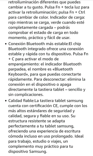 Teclado Magnético Desmontable