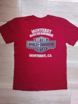 Vintage Maglietta Harley Davidson tgM borgogna