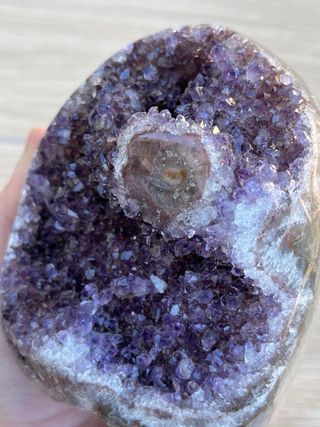 Drusa Amatista con Estalactita