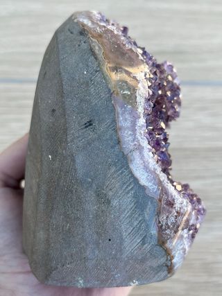 Drusa Amatista con Estalactita