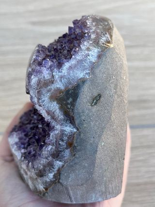 Drusa Amatista con Estalactita