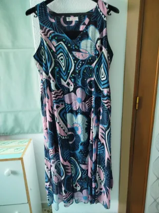 Vestido midi estampado