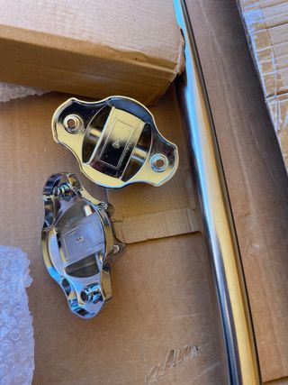 Barra Cortina Ducha Curva Ajustable 40