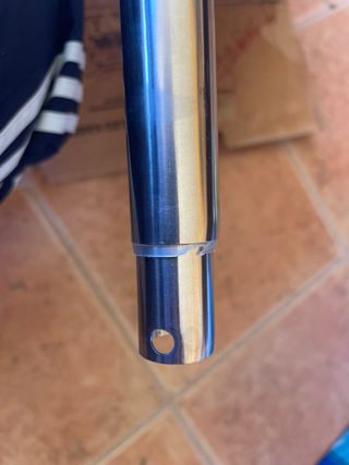 Barra Cortina Ducha Curva Ajustable 40