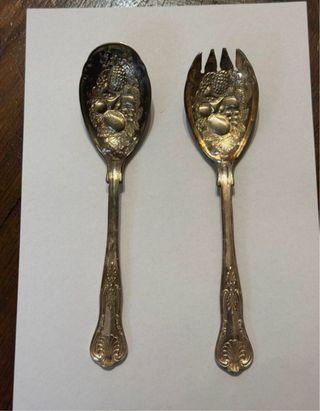 Posate da portata placcate argento anni '20