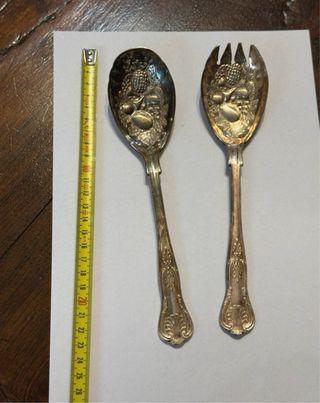 Posate da portata placcate argento anni '20