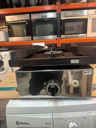 Cocina de gas 1 fuego sobre mostrador