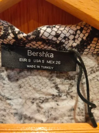 Camisa Bershka S Estampado Serpiente