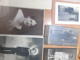 Lote de 9 fotos antiguas