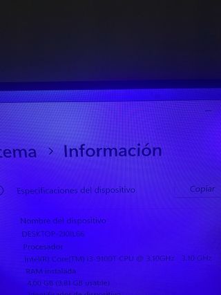 Ordenador Dell Negro mini