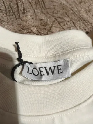 Camiseta Loewe Blanca con Bolsillo