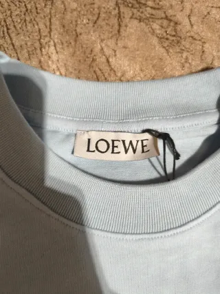 Camiseta Loewe Blanca con Bolsillo