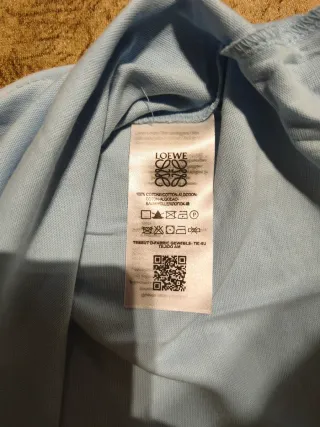 Camiseta Loewe Blanca con Bolsillo