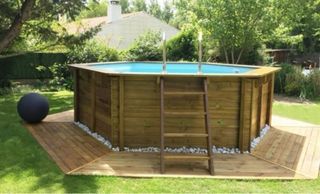 PISCINA DE MADERA PANELADA K20 440X130 CM