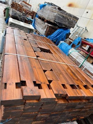 PISCINA DE MADERA PANELADA K20 440X130 CM